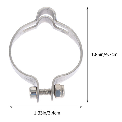 2Pièces Fixations Acier Pour Câbles Et Argent 2