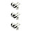 6Pièces Support Mural Durable Argenté Pour Fusils Semi-Automatiques 8