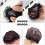10Pièces Chignon Élastique Noir Accessoire Femme 8