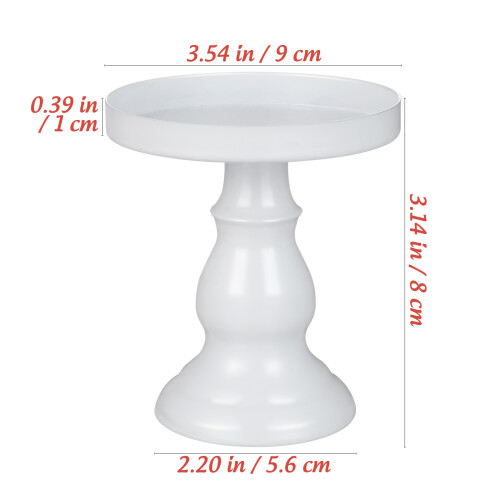2Pièces Présentoir Snack Métal Solide Décoratif 1