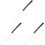 3Pièces Outils Mélange Métal Noir Acier Durable 3