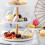 2Pièces Présentoir Snack Métal Solide Décoratif 3