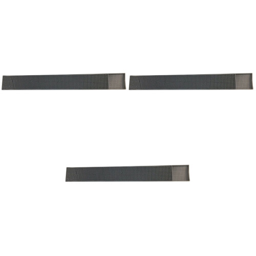 3Pièces Séchage Silicone Noir Drain Profond Antidérapant 2