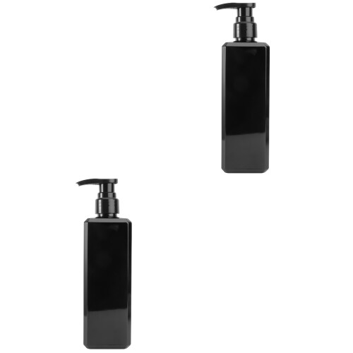 2Pièces Réservoirs Shampooing Noir Facile Longue Durée 2