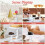 2Pièces Présentoir Snack Métal Solide Décoratif 5