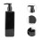 2Pièces Réservoirs Shampooing Noir Facile Longue Durée 8
