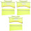 3Sets Hard Hat Neck Shield Ademende Mesh Reflecterend Assortiment 2
