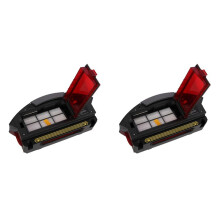 2X Caixa de Pó com Filtro HEPA para   Série 800 900 850 860 864 870 880 885 890 960 Acessórios para Aspirador de Pó Robô
