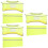 3Sets Hard Hat Neck Shield Ademende Mesh Reflecterend Assortiment 6