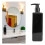 2Pièces Réservoirs Shampooing Noir Facile Longue Durée 10
