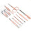 Exquisite Gift Manicure Set, 9PCS Sharp Instruments Ergonomically Designed for Professional Grooming, Includes Durable Portable PU Leather Case, High 4