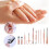 Exquisite Gift Manicure Set, 9PCS Sharp Instruments Ergonomically Designed for Professional Grooming, Includes Durable Portable PU Leather Case, High 7