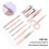 Exquisite Gift Manicure Set, 9PCS Sharp Instruments Ergonomically Designed for Professional Grooming, Includes Durable Portable PU Leather Case, High 8