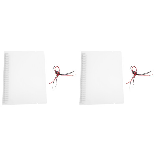 2Pièces Couverture Protectrice En PP Pour Et Agenda 2