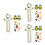 18Pièces Et Bracelets Hawaïens Blancs Accessoires Durables 5