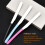 2St Roze Rvs Make-Up Mengspatula Comfortabel En Duurzaam Tool 11