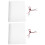 2Pièces Couverture Protectrice En PP Pour Et Agenda 6