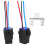 12V DC 40A Waterproof Car Relay with 4Pin Auto Socket Durable Mechanical Switch 4