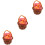3Ensembles Mini Paniers Micro-Scènes En Résine Et Bambou Oeufs 5