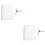 2Pièces Couverture Protectrice En PP Pour Et Agenda 7