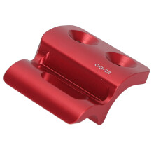 Aluminium Bike Front Derailleur Hanger 1.7cm-1.8cm Red CNC