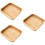 3Pièces Plateau En Bois Clair Pour Table, Bol Élégant Multi-Usage 8