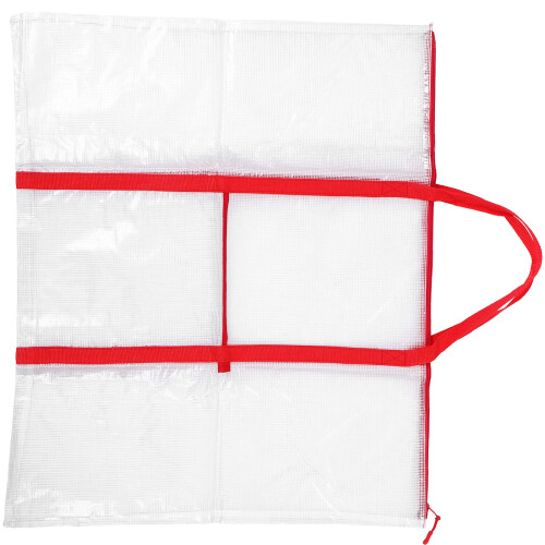 2St PVC Tekenmap Opbergtas Met Rits En Handgreep 2