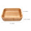 3Pièces Plateau En Bois Clair Pour Table, Bol Élégant Multi-Usage 10