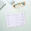 3Pcs PU Cover 2025 Mini Weekly Monthly Planner Notebook 9
