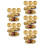 100Pcs Gold Pet Decorative for Parties 9
