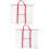 2St PVC Tekenmap Opbergtas Met Rits En Handgreep 7