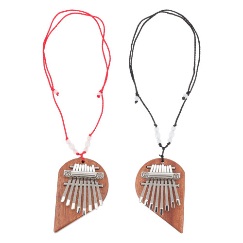 4St Creatieve Beginners Thumb Piano Kalimba Van Hout Bruin 1