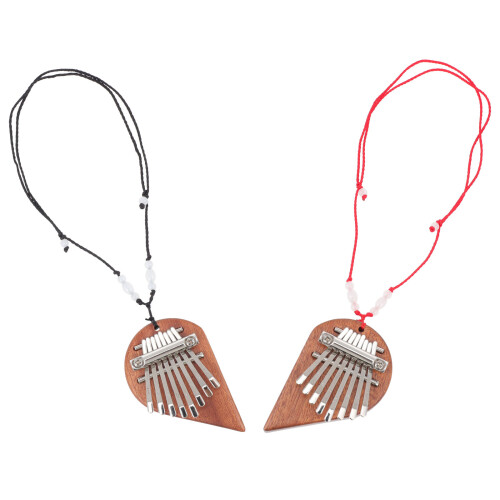 4St Creatieve Beginners Thumb Piano Kalimba Van Hout Bruin 2