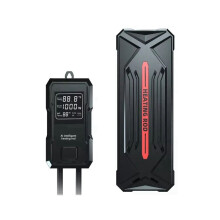 Calentador de Acuario con Pantalla Digital, Control Externo de Alta Potencia, Termostato Automático, Monitoreo de Energía en Tiempo Real, Enchufe de