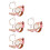 4Pièces Quartz Enfants Bracelet Couleurs 8