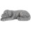 4Pièces Statuette Commemorative Animale Résine Usage Extérieur 3