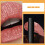 4St Glitter Lippenstift Set Halloween Roségoud Matte Make- 5