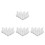 40St Witte Plastic Mini Voor Poppenhuis En Landschap 6