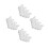 40St Witte Plastic Mini Voor Poppenhuis En Landschap 9