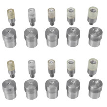 10 Sets Double Caps Rivets Dies(5mm/6mm/8mm/10mm/12mm)