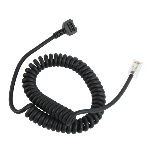 Professional Two-Way Radio Microphone Cord, Durable Coil Wire for Enhanced Flexibility, Solid Construction for Uninterrupted Communication, Heavy 1