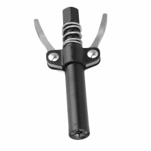 Double Handle Gear Oil Nozzle, High Pressure, Black, Cold Rolled Steel