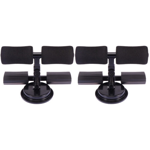 2Pièces Barre De Musculation Ventouse Noire Support Jambes 2