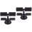 2Pièces Barre De Musculation Ventouse Noire Support Jambes 4