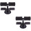 2Pièces Barre De Musculation Ventouse Noire Support Jambes 6