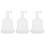 3Pièces Menstruelle Silicone Transparent Pour Rangement 3