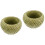 2Pièces Panier Vert En Bambou Solide Pour Rangement Multifonction 7