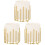 3St Multifunctionele Penhouder Goud Voor En Accessoires 3