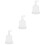 3Pièces Menstruelle Silicone Transparent Pour Rangement 4