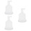3Pièces Menstruelle Silicone Transparent Pour Rangement 6